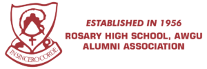 rosary high school awgu alumni association Logo